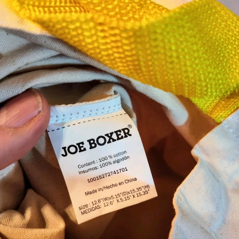 Joe Boxer Colorful Tote Bag - Picture 3 of 4